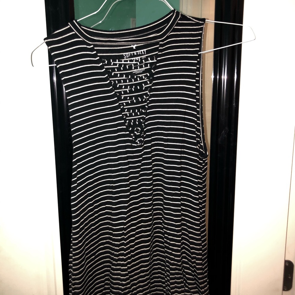 American Eagle Soft and Sexy Striped Tank